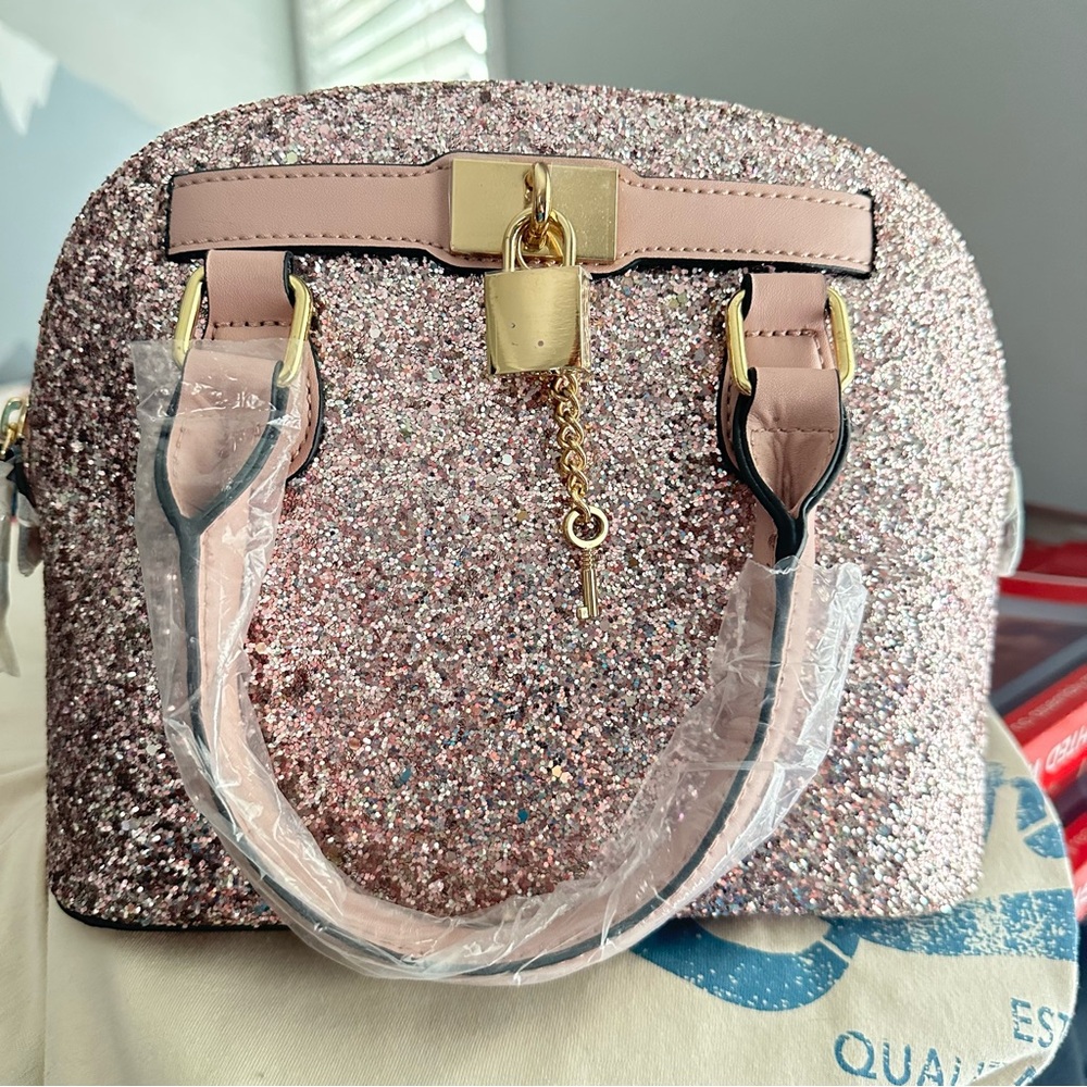 Aldo Sparkling Pink Mini Bag